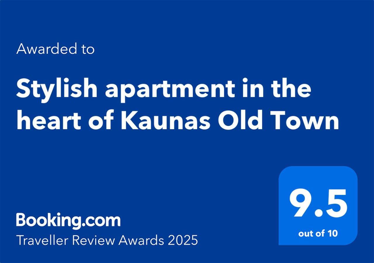 Stylish Apartment In The Heart Of Kaunas Old Town Exterior photo